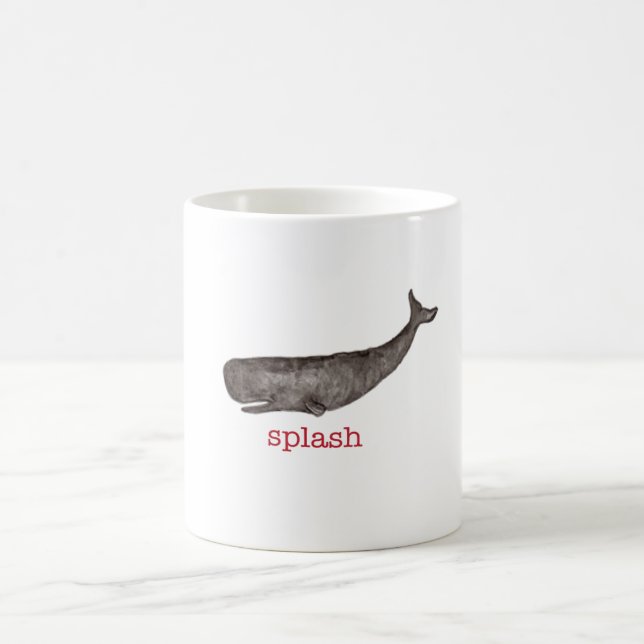 Baleine grise de tasse de PKM (Centre)