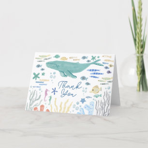 Baleine sous la mer Merci