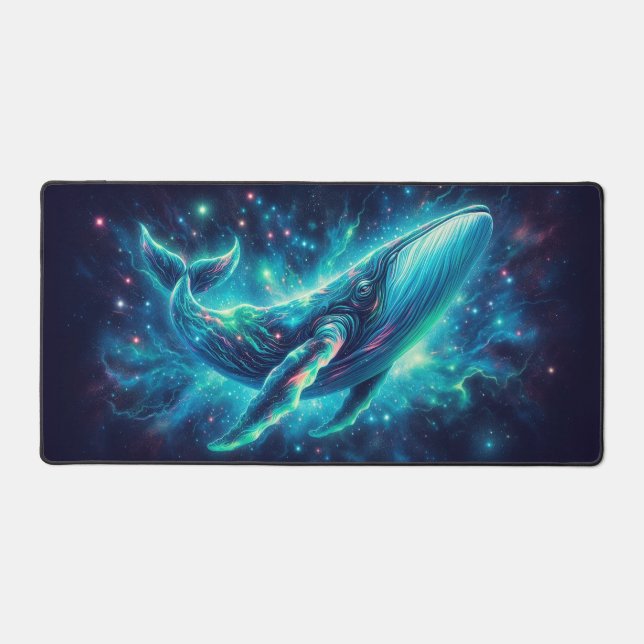 Baleine spatiale, néons à l'oeil attrayant (Recto)