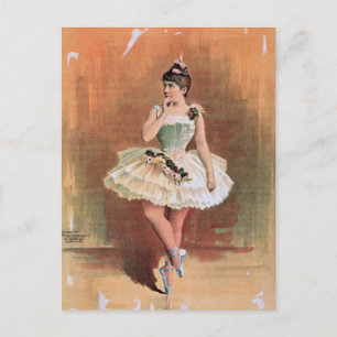 Balerina victorienne (1890) carte postale