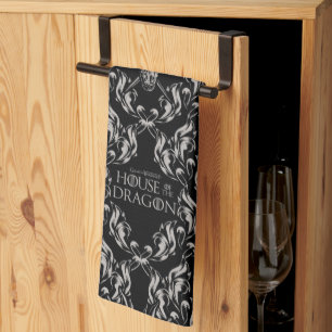 Balerion Skull Pattern Kitchen Towel