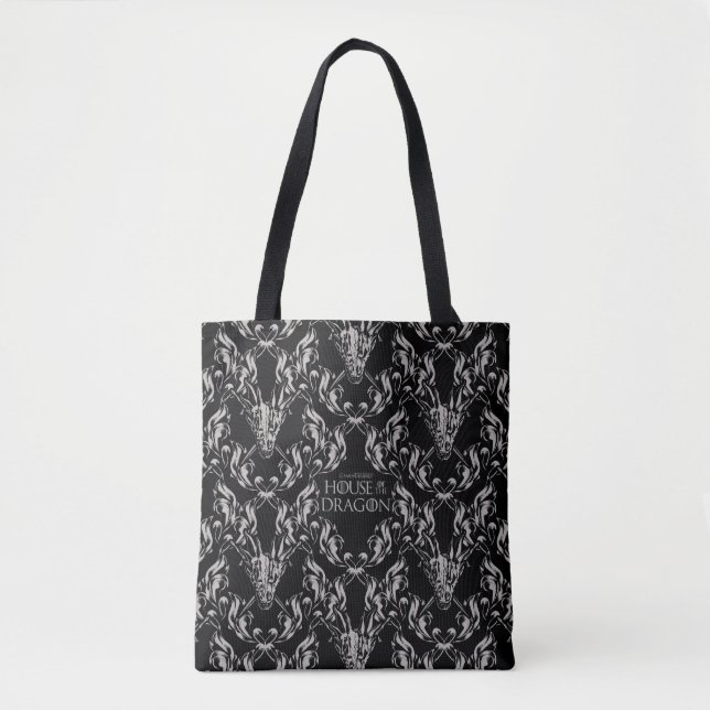 Balerion Skull Pattern Tote Bag (Front)