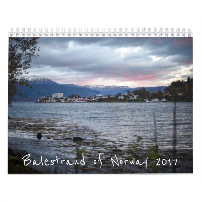 Balestrand of Norway Calendar 2017 (Cover)