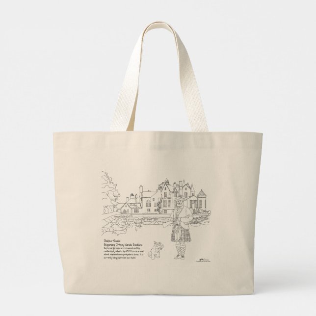 Balfour Castle Highland Gent Scottie Chien Sac fou (Dos)