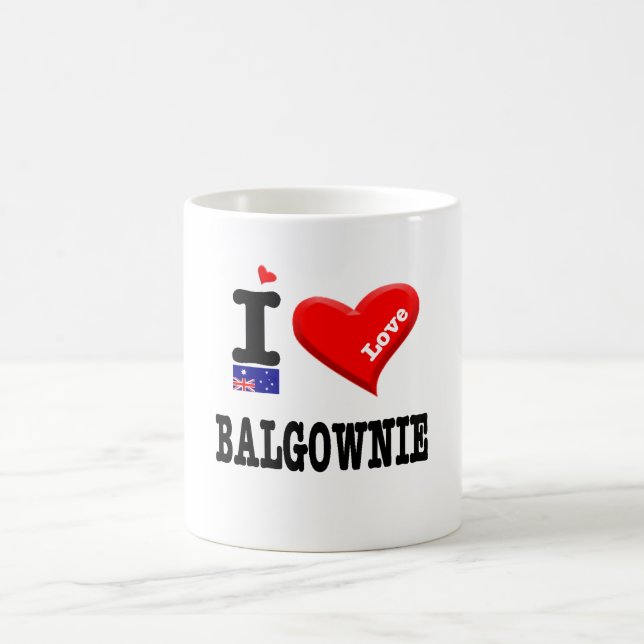 BALGOWNIE - I Love Magnet Coffee Mug (Center)