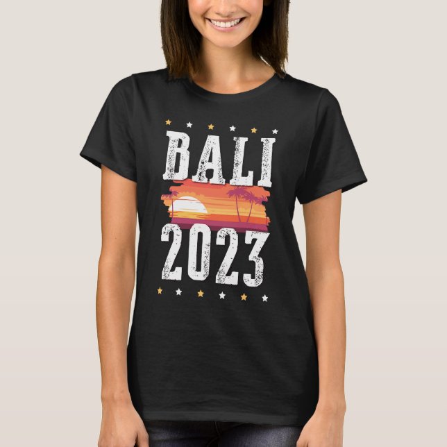 Bali 2023 Vacation Travel Team T-Shirt (Front)
