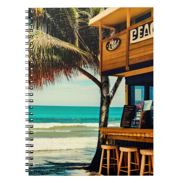 Bali Beach Cafe Bar Notebook (Front)