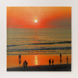 bali beach sunset jigsaw puzzle