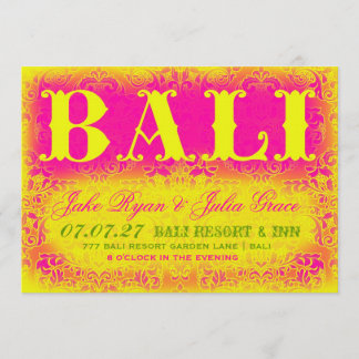 BALI Destination Invitation