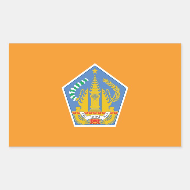 Bali Flag, Indonesia Sticker (Front)