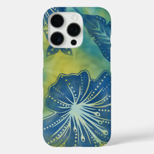 Bali Flower Batik Tropical  iPhone 16 Pro Case