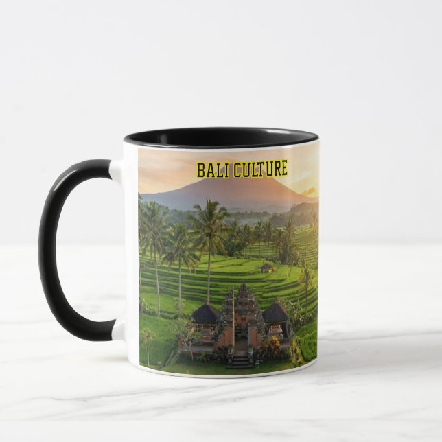 Bali Heritage Hawaiian Aloha Freedom Coffee Mug (Left)