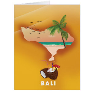 Bali illustrated map