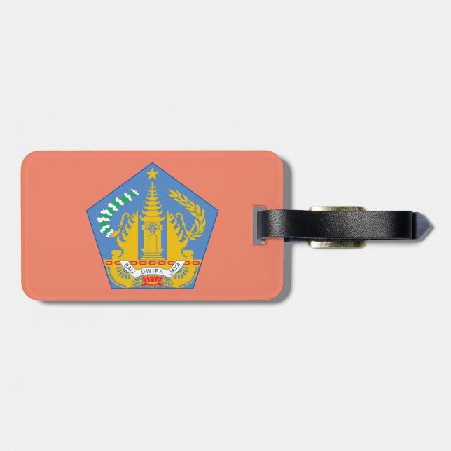 Bali, Indonesia (Lesser Sunda Islands) Luggage Tag (Back Horizontal)