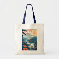 Bali Indonesia Travel Art Vintage