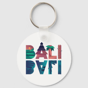 Bali Indonesia Travel Keychain