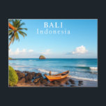 Bali, Indonesia Tropical Travel Photography  Postcard<br><div class="desc">Experience the breathtaking beauty of Bali,  Indonesia,  through this stunning photography postcard.</div>