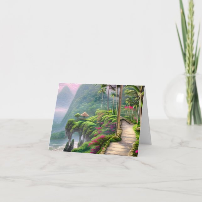 Bali is one of the most beloved destinations in th thank you card (Front)