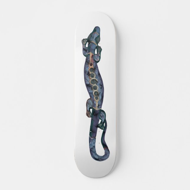 BALI lizard blue Skateboard (Front)