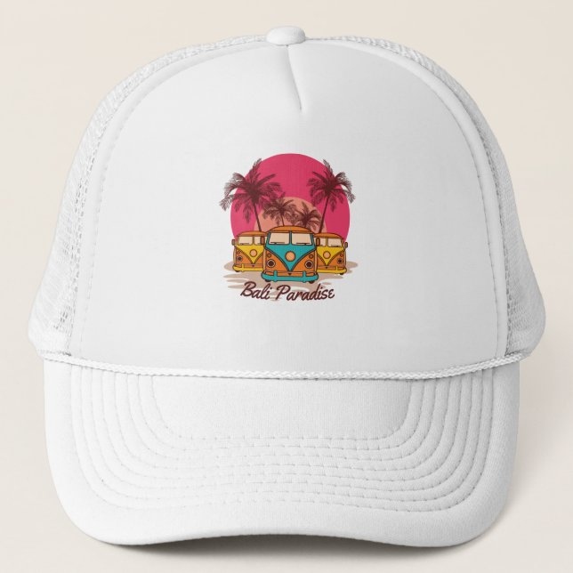 Bali Paradise Trucker Hat (Front)