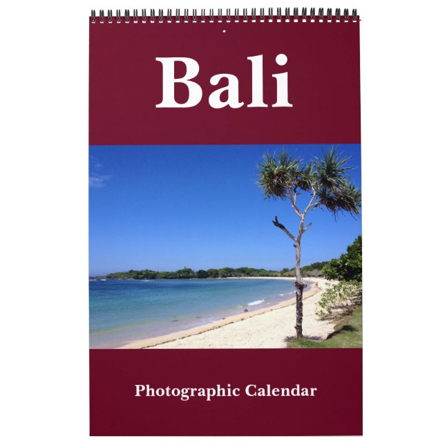 bali photography calendar (Cover)