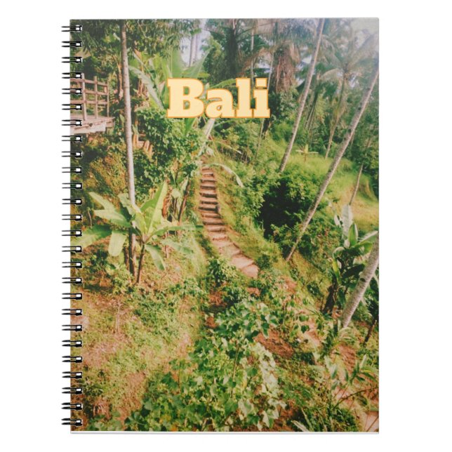 Bali Souvenir Flexible Photo Magnet Notebook (Front)