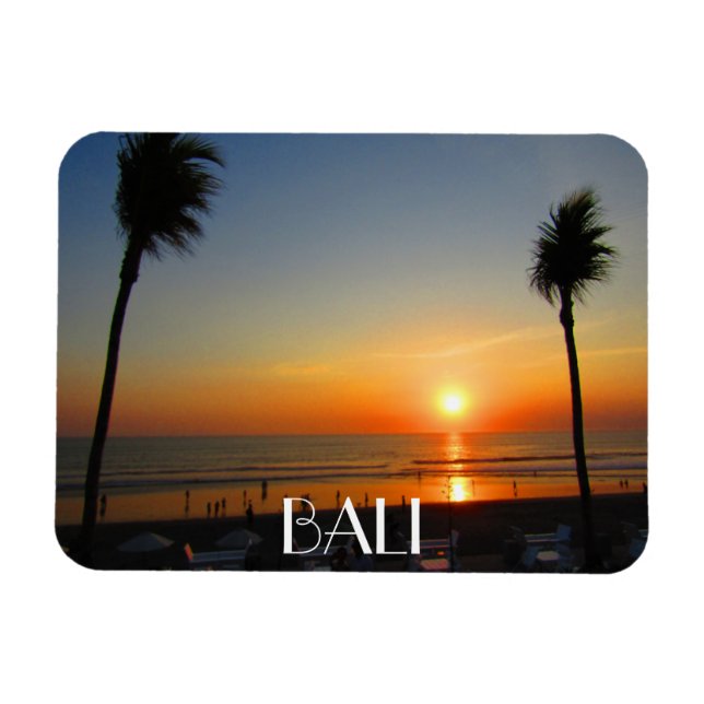 bali sunset seminyak magnet (Horizontal)