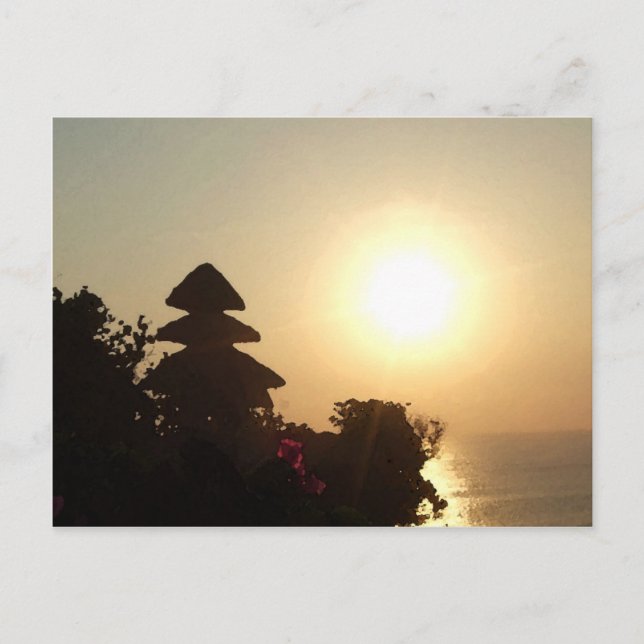Bali temple postcard (Front)
