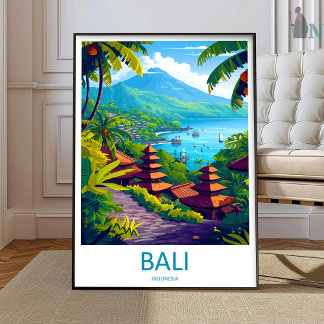 Bali Travel Print Wall Art Bali Wall Hanging Home 