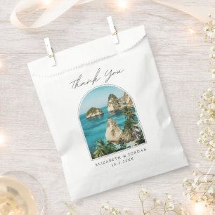 Bali Wedding Thank You Photo Favour Bag