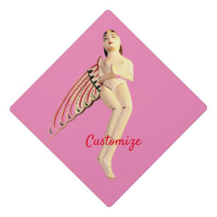 Bali Winged Goddess Thunder_Cove Graduation Cap Topper