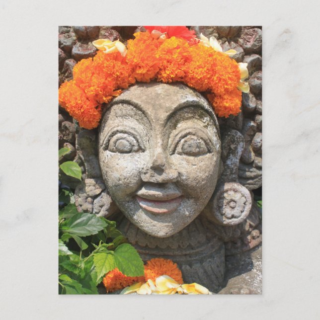 Balinese art postcard (Front)
