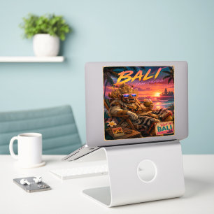 Balinese Barong Beach Aesthetic Poster