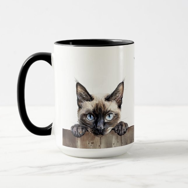 Balinese Cat Mug (Left)