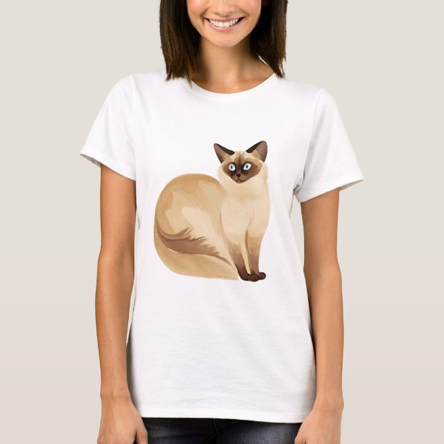 balinese cat T-Shirt (Front)