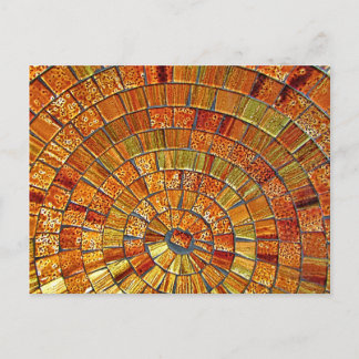 Balinese Glass Tile Art- Brown Postcard