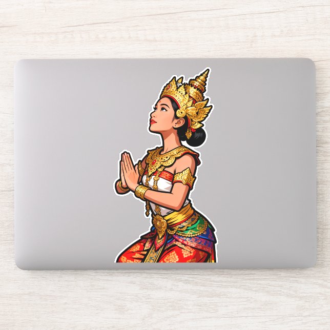 Balinese Legong Dancer Pink (Computer)