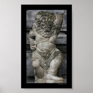 Balinese Statue Poster