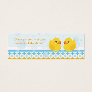 Balise Baby shower Twin Rubber Duckies Favoriser