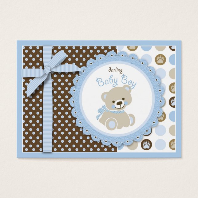 Balise cadeau de l'ours en peluche (Devant)