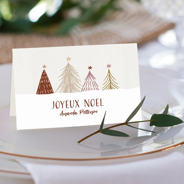 Balise cadeau de Noël personnalisée ou carte de pl (Créateur téléchargé)