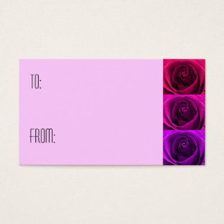 Balise cadeau Rose triple