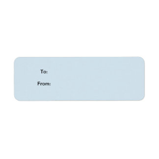 Balise cadeau Sticker bleu