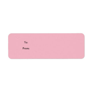 Balise cadeau Sticker rose