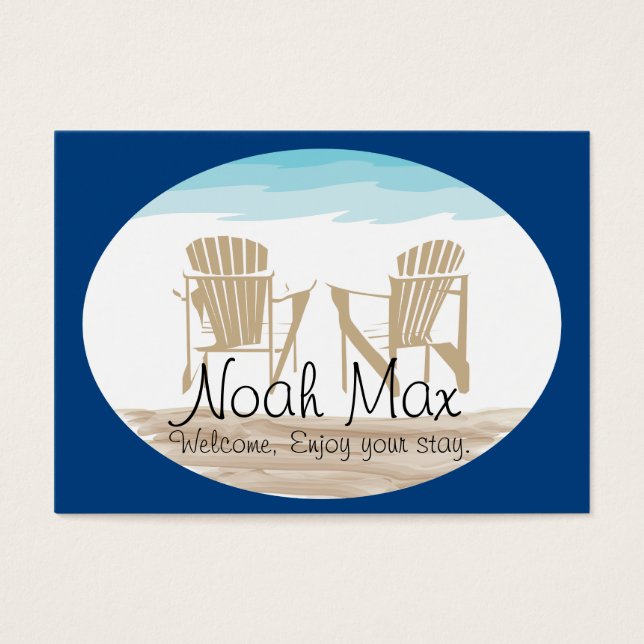 Balise d'accueil Adirondack (Devant)