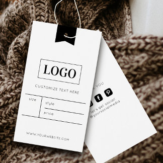 Balise de Étiquette du logo commercial