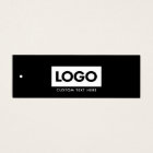 Balise de Étiquette du logo d'entreprise moderne