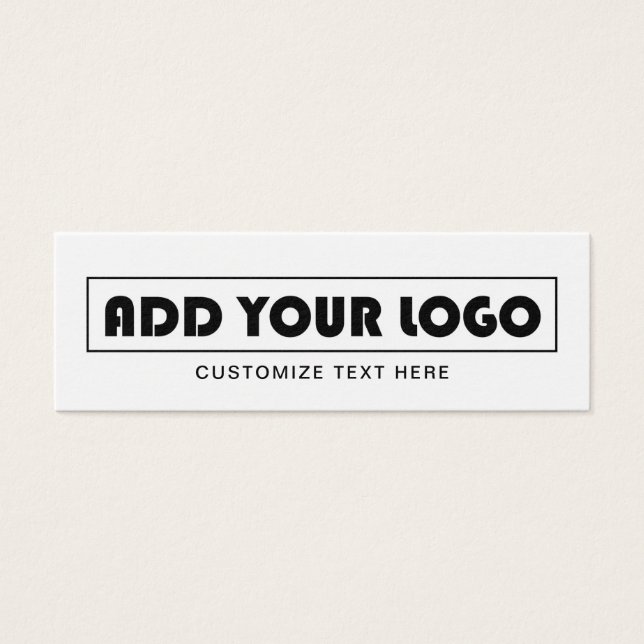 Balise de fermeture Étiquette simple logo d'entrep (Devant)