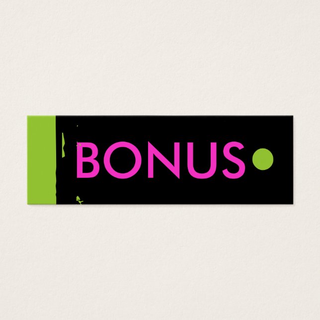 Balise de hachage "BONUS" (Devant)