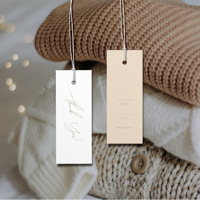 Balise de Merci de vêtements d'affaires neutres Ét (Créateur téléchargé)